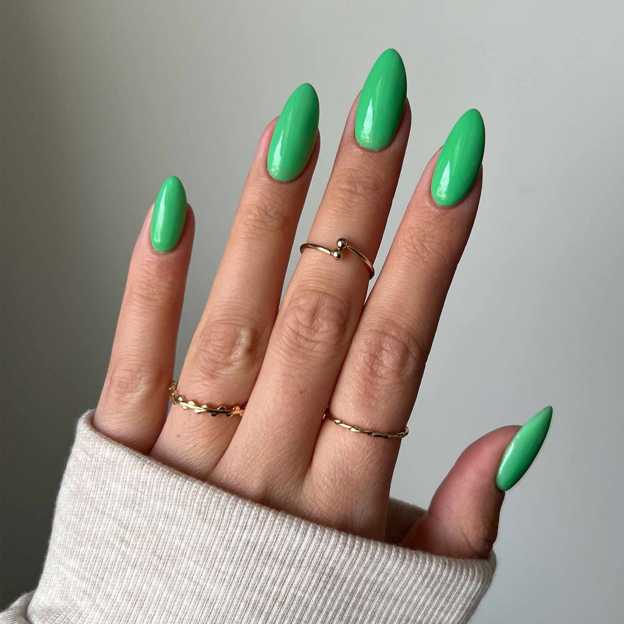 Aqua Green Eco Chic Nails