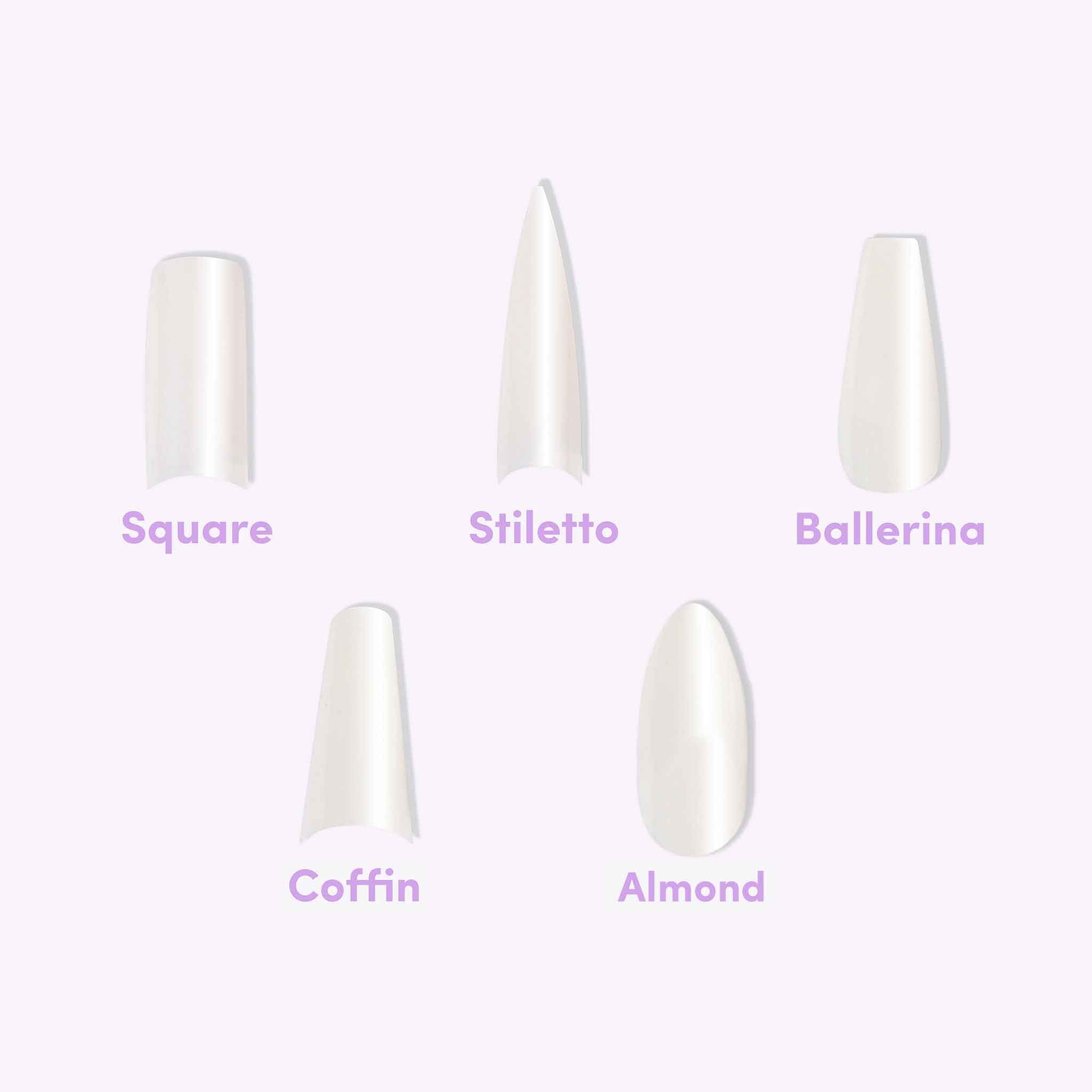 Pre-Shaped Nail Tips