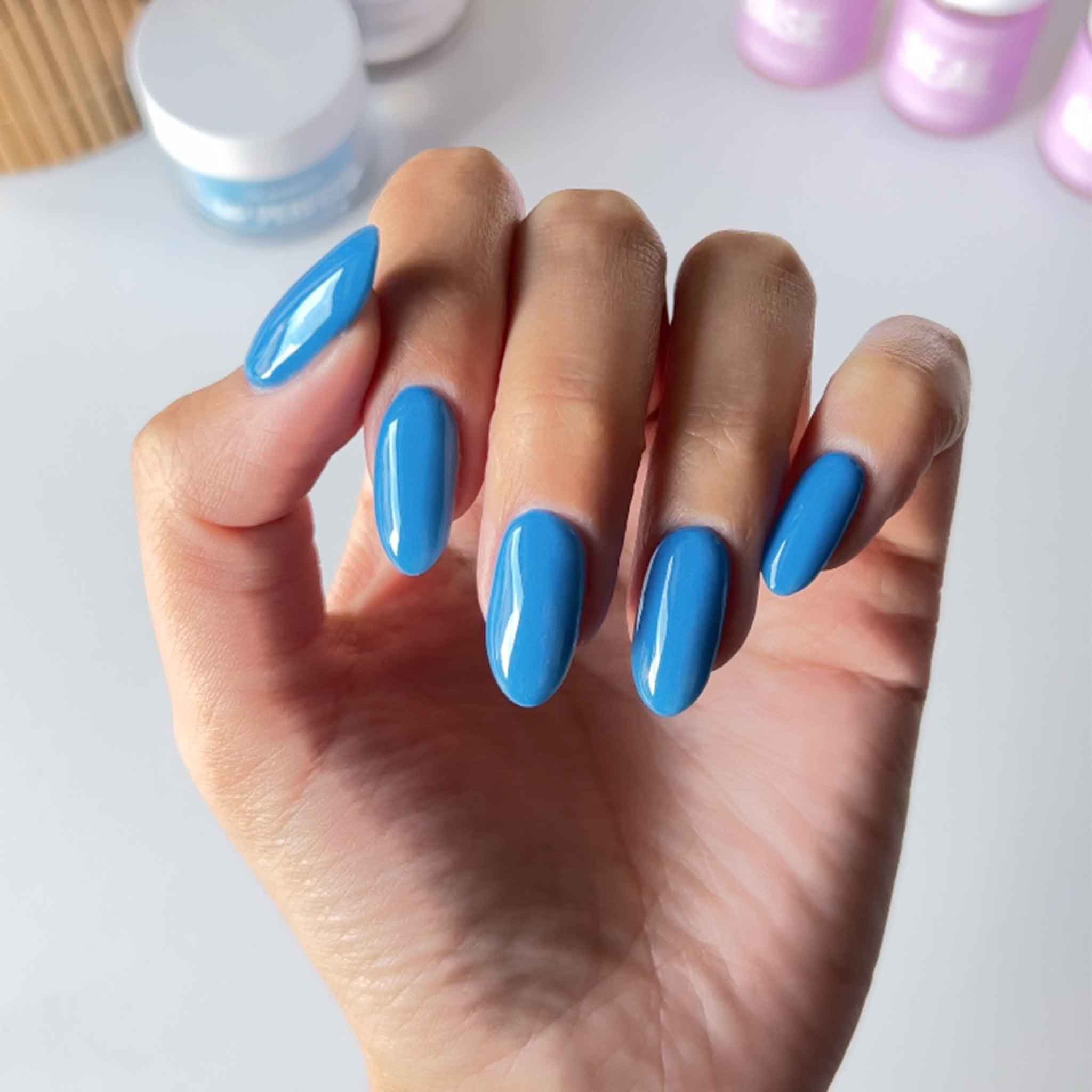 Undone Navy Blue Nail Powder | Summer Nail Designs | GLAMRDiP ...